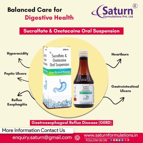 Sucralfate Oxetacaine Suspension | Satfat-O