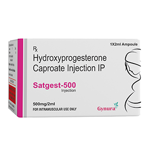 Hydroxyprogesterone Caproate Injection | Satgest-500 Injection