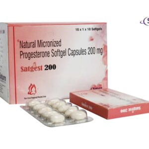 Natural Micronized Progesterone Softgel Capsules 200 mg | Satgest 200