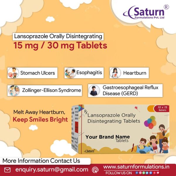 Lansoprazole Orally Disintegrating Tablet | Satlanso-15