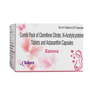 Clomifene Citrate N-Acetylcysteine Tablets and Astaxanthin Capsules | Satova