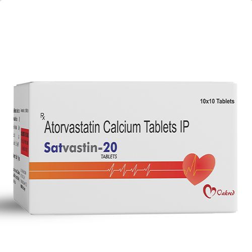 Atorvastatin Calcium Tablets | Satvastin-20