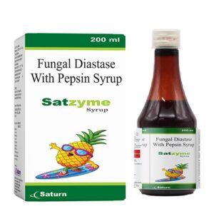 Fungal Diastase With Pepsin Syrup | Satzyme Syrup