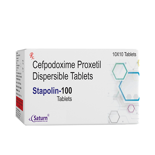 Cefpodoxime Proxetil Dispersible Tablets | Stapolin-100