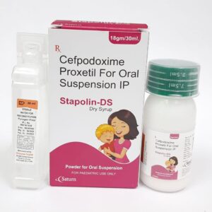 Cefpodoxime Proxetil for Oral Suspension IP | Stapolin-DS Dry Syrup