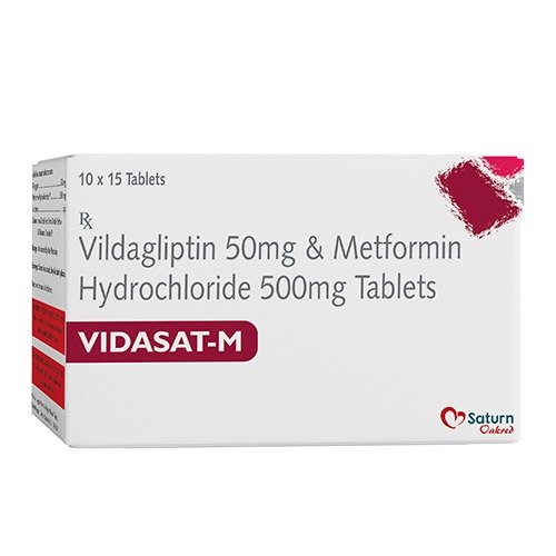 Vildagliptin Metformin Hydrochloride Tablets | Vidasat-M