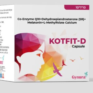 Co Enzyme Q10 Dehydroepiandrosterone Melatonin Methylfolate Calcium | Kotfit-D Capsules