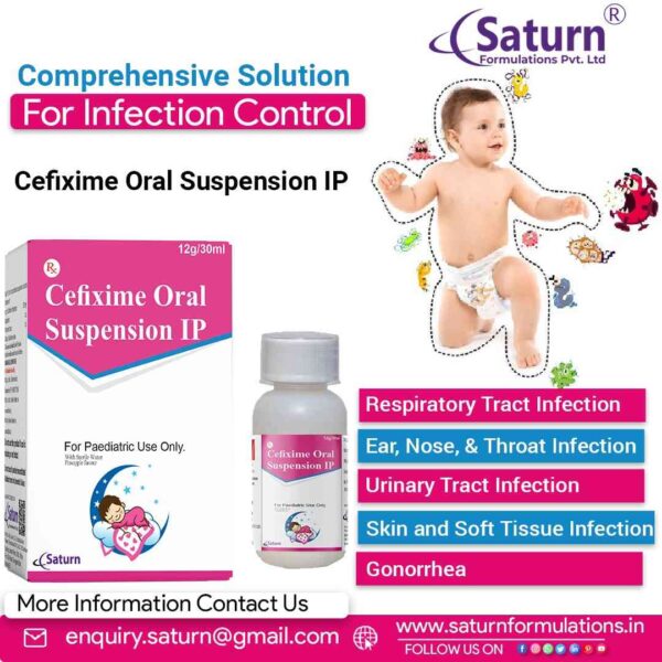 Cefixime Oral Suspension IP | Cefisat 50