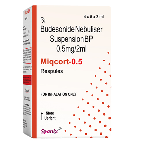 Budesonide Nebuliser Suspension BP 0.5mg/2ml | Miqcort 0.5