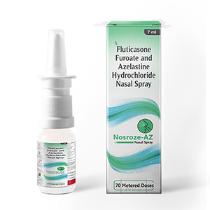 Fluticasone Furoate and Azelastine Hydrochloride Nasal Spray | Nosroze AZ