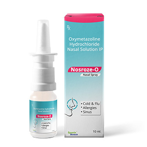 Oxymetazoline Hydrochloride Nasal Solution IP | Nosroze O