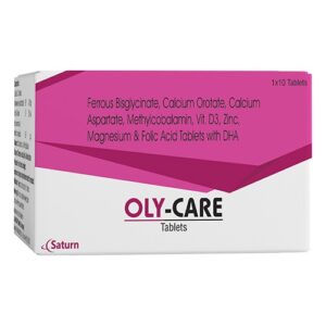 Ferrous Bisglycinate Folic Acid Zinc Bisglycinate Methylcobalamin Tablets | Olycare