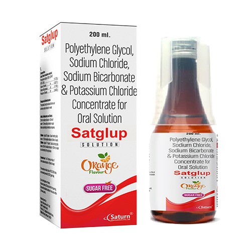 Polyethylene Glycol Sodium Chloride Sodium Bicarbonate Potassium Chloride Concentrate for Oral Solution | Satglup