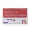 Silodosin 8 mg & Dutasteride 0.5 mg Capsule | Satzid D8