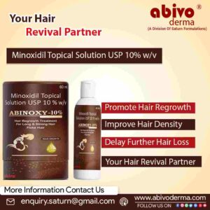 Minoxidil Topical Solution 10% | Abinoxy 10%