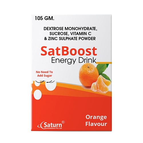 Dextrose Monohydrate Sucrose Vitamin C Zinc Sulphate Powder | Satboost Energy Powder