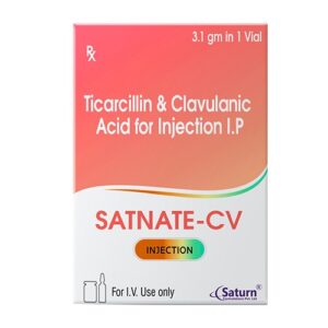 Ticarcillin & Clavulanic Acid for Injection | Satnate-CV