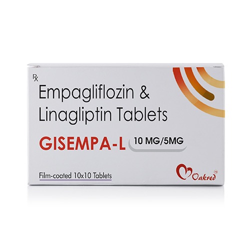 Empagliflozin 10 Mg and Linagliptin 5 Mg Tablet | Gisempa-L