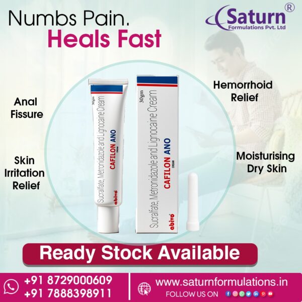 Sucralfate Metronidazole Lignocaine Cream | Cafilon Ano