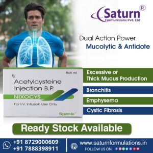 Acetylcysteine Injection | Nixocys