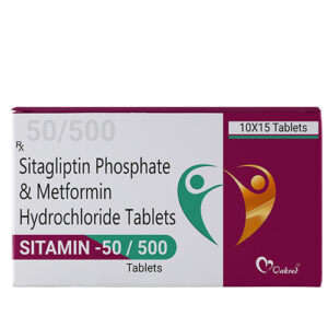 Sitagliptin Phosphate Metformin Hydrochloride Tablets | Sitamin 50/500
