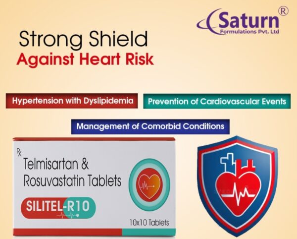 Telmisartan Rosuvastatin Tablets | Silitel- R10