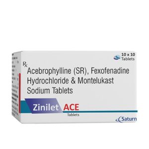 Acebrophylline Fexofenadine HCL Montelukast Sodium Tablet | Zinilet ACE