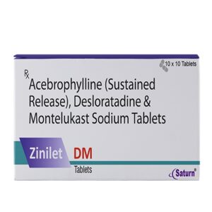 Acebrophylline Desloratadine and Montelukast Sodium Tablets | Zinilet DM Acebrophylline Desloratadine and Montelukast Sodium Tablets | Zinilet DM