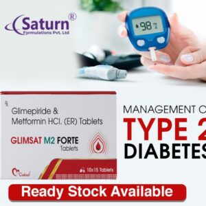 Glimepiride and Metformin HCL Tablets | Glimsat M2 Forte