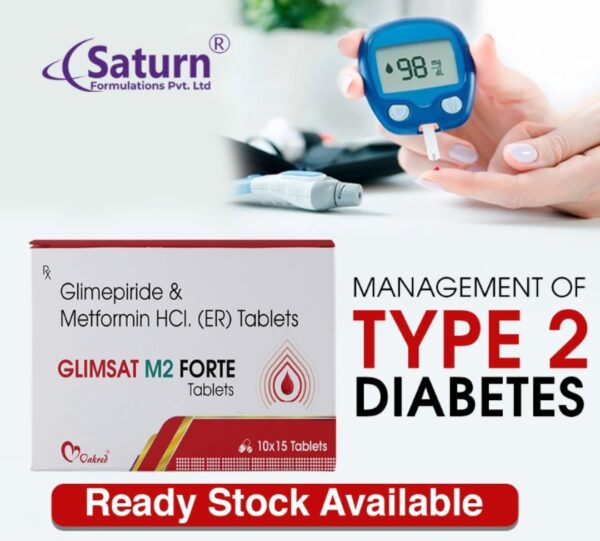 Glimepiride and Metformin HCL Tablets | Glimsat M2 Forte Glimepiride and Metformin HCL Tablets | Glimsat M2 Forte