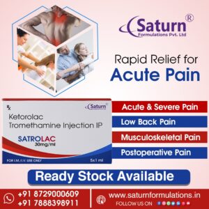 Ketorolac Tromethamine Injection | Satrolac