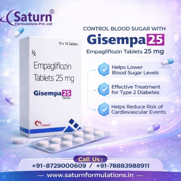 Empagliflozin Tablets 25 Mg | Gisempa-25