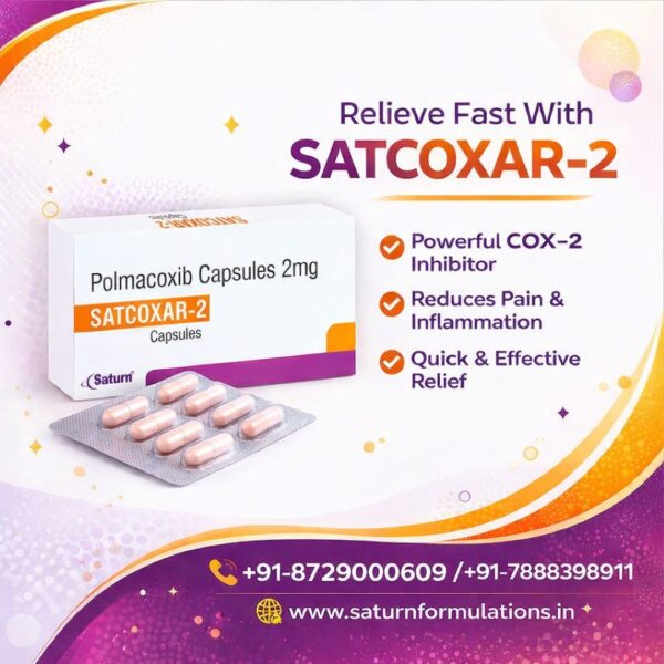 Polmacoxib 2 Mg Capsules | Satcoxar-2