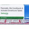 Pancreatin and Activated Dimethicone Tablets | Satzyme
