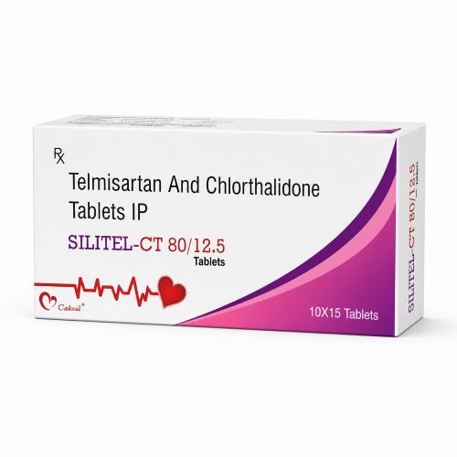 Telmisartan 80 Mg and Chlorthalidone 12.5 Mg Tablets | Silitel CT-80/12.5